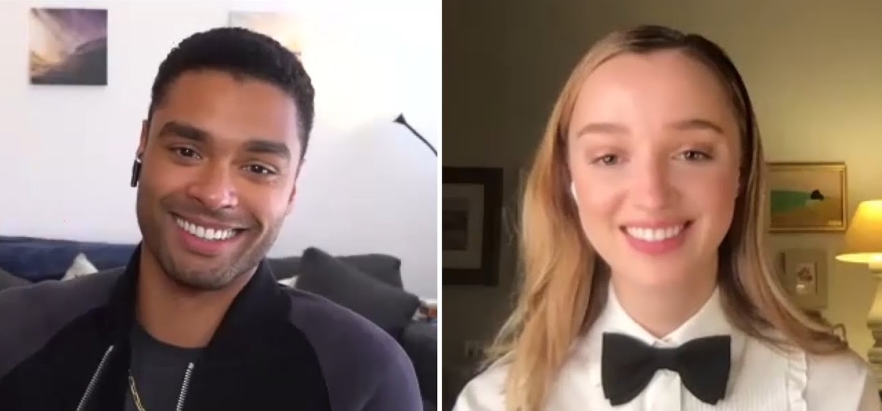 Phoebe Dynevor e Regé Jean Page