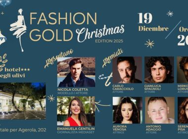Fashion Gold Christmas 2025: una serata esclusiva all’Hotel degli Ulivi di Gragnano